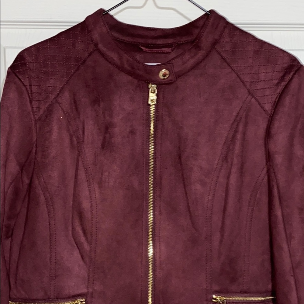 Andrew Marc New York Soft Maroon Jacket NWT